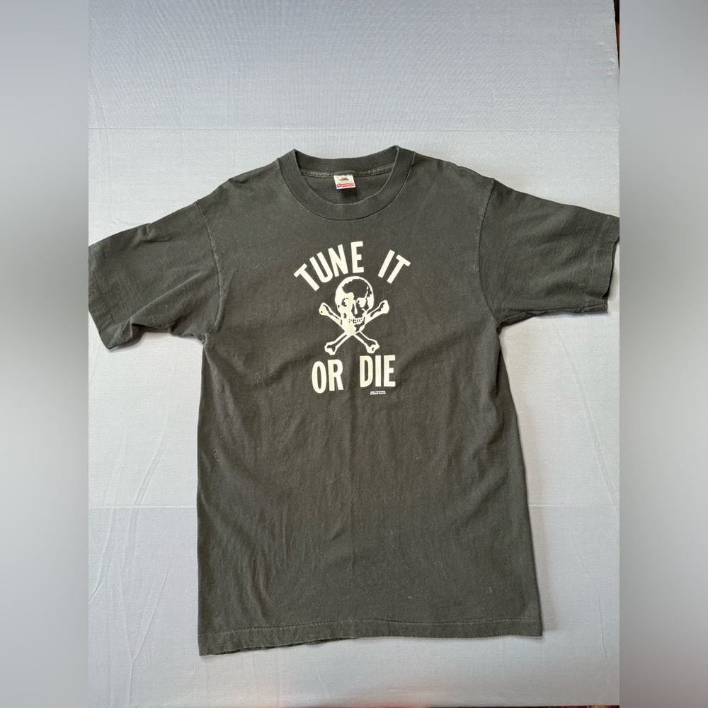 Vintage tune it or die music treasure Richmond VA 1987 tshirt medium